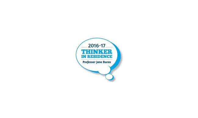 Thinker Logo With White Space Surround
