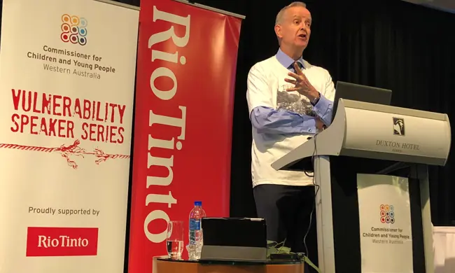 Judge Andrew Becroft At Vulnerability Seminar Cropped